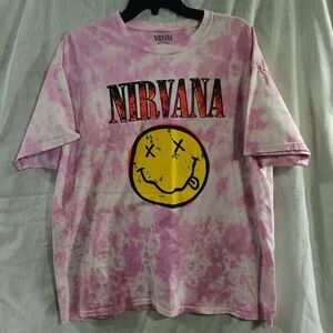 Nirvana Tie Dye Shirt Size XL Kurt Cobain Sonic Youth